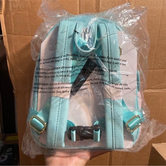 Disney Angel & Stitch 2-in-1 Mini Backpack Fanny Pack Cardholder & Organizer NWT - Picture 8 of 15